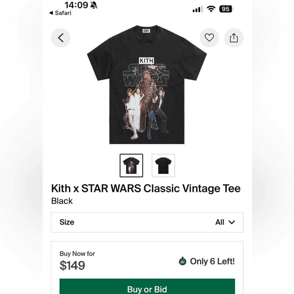 Kith Kids Star Wars shirt